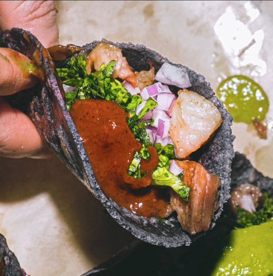 A taco from La Calle [SCREEN CAPTURE]