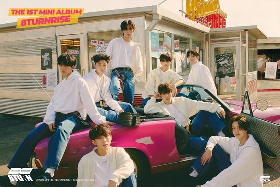 8TURN's group name means it is now the eight members' turn shine in the K-pop scene. [MNH ENTERTAINMENT]