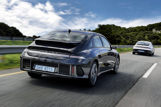 The back of the Ioniq 6 [HYUNDAI MOTOR]