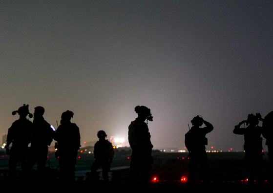 U.S. soldiers take part in exercises during Teak Knife at Camp Humphreys in Pyeongtaek, Gyeonggi, on Sept. 28, 2022, in a photo from the Facebook account of the U.S. Special Operations Command Korea. [YONHAP]