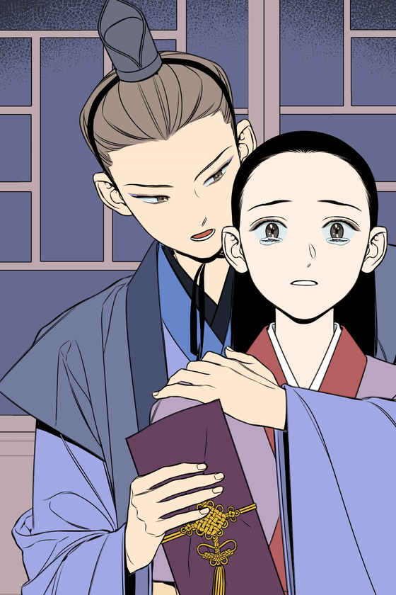 An image of a webtoon “Jeong-Nyeon,″ which has been turned into a changgeuk (traditional Korean opera) by the National Changgeuk Company of Korea. [NAVER WEBTOON]