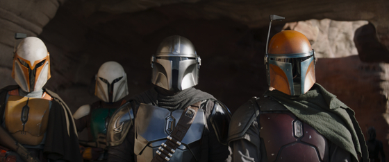 A scene from episode three of the third season of "The Mandalorian" [WALT DISNEY COMPANY KOREA]