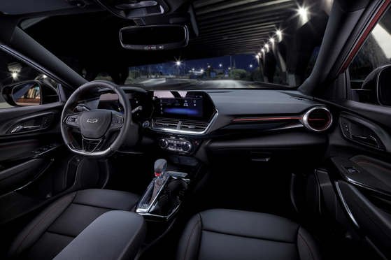 The interior of the Chevy Trax Crossover [GM KOREA]