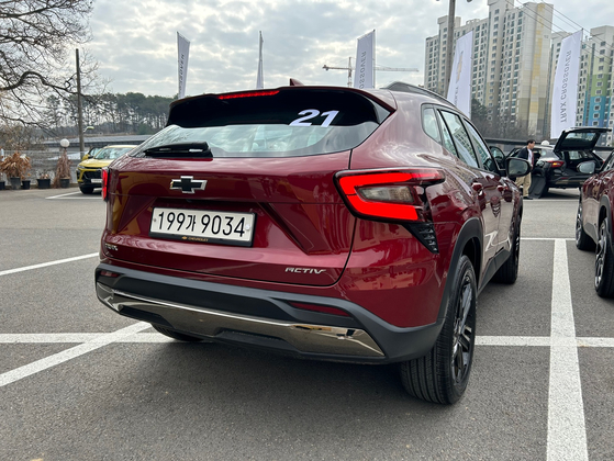 Rear of the Trax Crossover [SARAH CHEA]