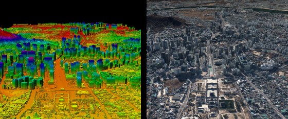 Three dimensional mapping of Seoul [NAVER]
