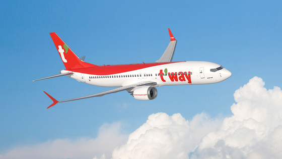 T'way Air's B737-8 plane [T'WAY AIR]