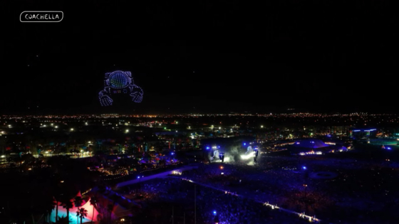 Girl group Blackpink performs at the Coachella Valley Music and Arts Festival for the second time on Sunday. [SCREEN CAPTURE]