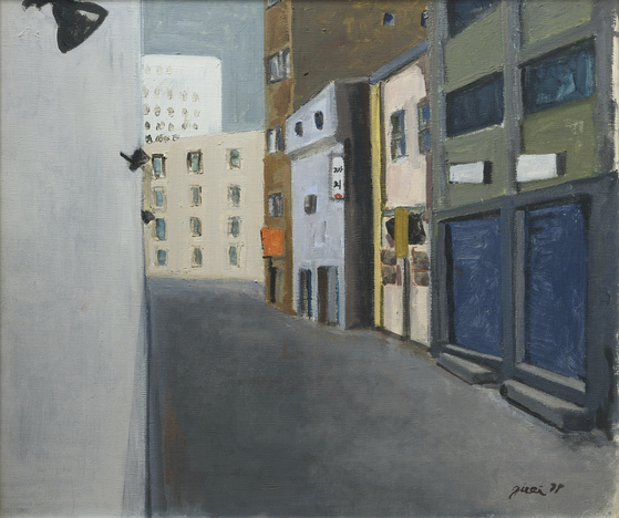"Alleyway" (1979) by Won Guei-hong [SUNGKOK ART MUSEUM]