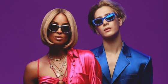 Ciara, left, and Jackson Wang of boy band GOT7 [XGALX]