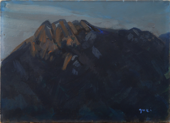 "Mount Bukhan" by Won Guei-hong [SUNGKOK ART MUSEUM]