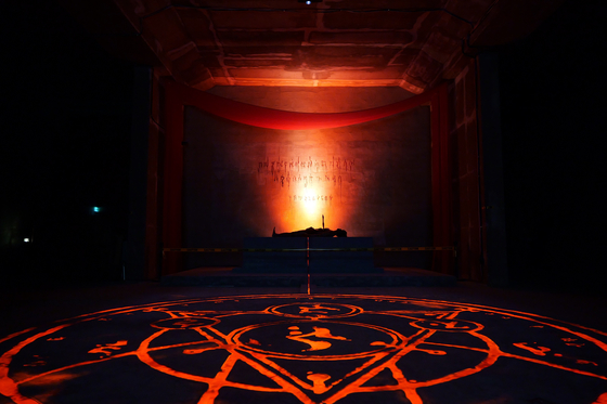 Limited-run interactive exhibit “Hell Station” created by Blizzard Entertainment to promote the launch of the company’s upcoming video game, Diablo IV [BLIZZARD ENTERTAINMENT]