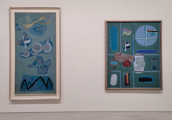 Kim Whanki's "Song of Eternity" series (1957)  ⓒWhanki Foundation·Whanki Museum  [MOON SO-YOUNG]