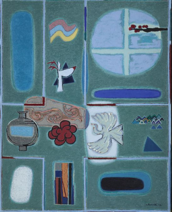 "Song of Eternity"(1957) by Kim Whanki ⓒWhanki Foundation·Whanki Museum [HOAM MUSEUM OF ART]