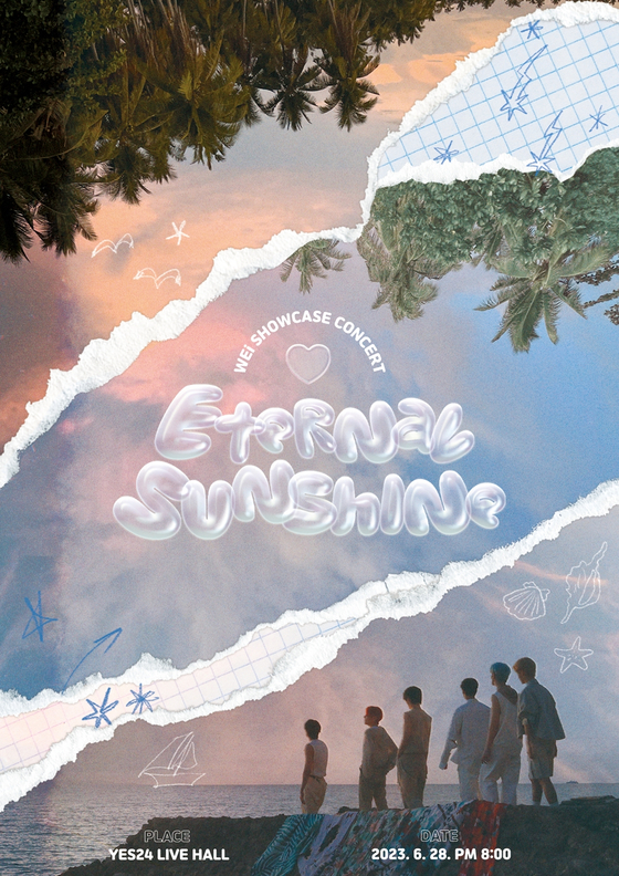 Poster for boy band WEi's mini concert ″Eternal Sunshine″ [OUI ENTERTAINMENT]