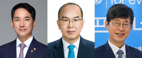 From left: Park Min-shik, Yoon Jong-jin, Lee Key-cheol