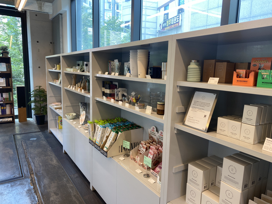 Mtl Hyochang also sells some groceries, food ingredients and even vegan-related comic books. [ASSEMGUL SADYKOVA] 