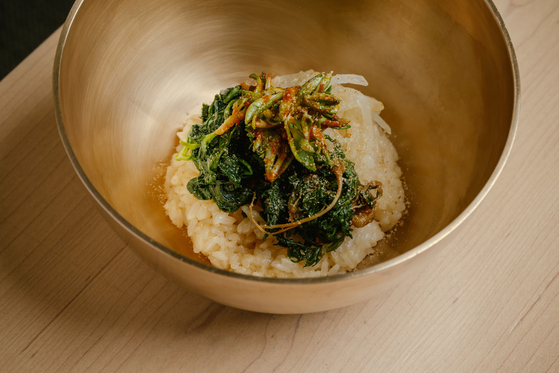 Bomnamul (spring seasoned greens) bibimbap at Hansik Goo [HANSIK GOO]