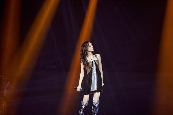Singer Taeyeon held her fifth solo concert ″The ODD of LOVE″ on Saturday and Sunday at the KSPO Dome, southern Seoul [SM ENTERTAINMENT]