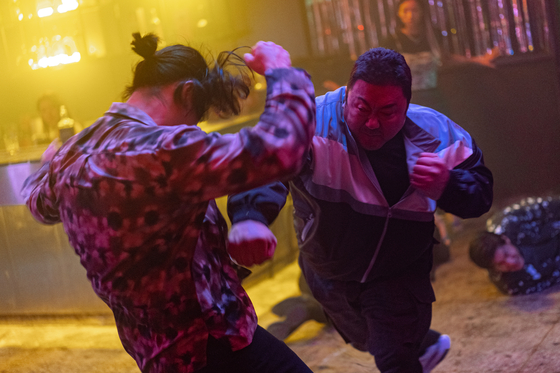 A scene from crime action flick ″The Roundup: No Way Out″ [ABO ENTERTAINMENT]