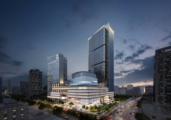 A rendering of Samsung C&T's bid for the Fubon Aozihdi Development Project in Taiwan [SAMSUNG C&T]