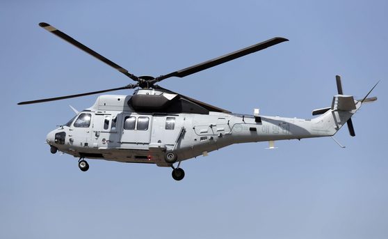 South Korean Marine Corps' MUH-1 Marineon utility chopper [YONHAP]