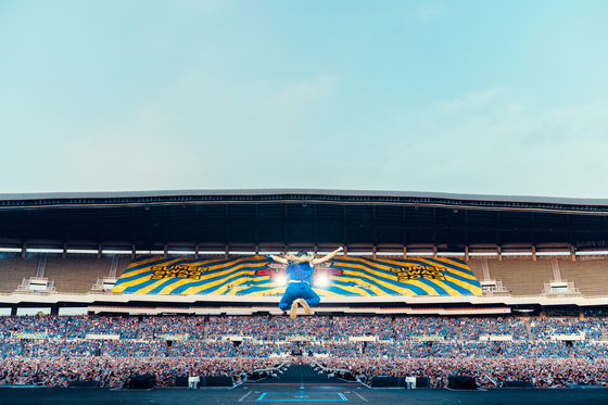 Psy's ″Summer Swag″ Seoul concert held Friday at Jamsil Olympic Main Stadium, southern Seoul [P NATION]