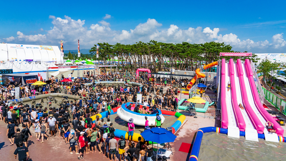 The Boryeong Mud Festival in Boryeong, South Chungcheong [BAEK JONG-HYUN]