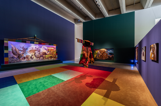 The view of the solo show of Zadie Xa at Space K Seoul in Magok-dong of Gangseo District, western Seoul. [SPACE K SEOUL]