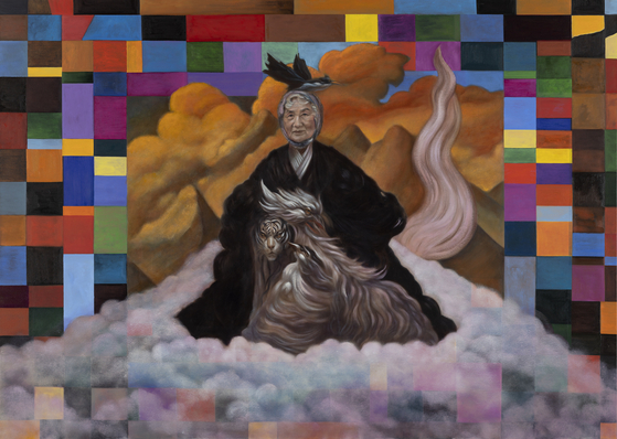 ″Grandmother Mountain″ (2023) by Zadie Xa [SPACE K SEOUL]