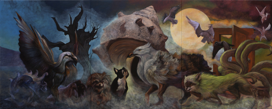 ″Tricksters, Mongrels, Beasts″ (2023) by Zadie Xa [SPACE K SEOUL]