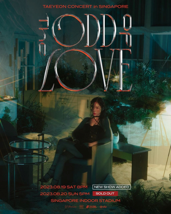 Poster for the “Taeyeon Concert ? The Odd of Love in Singapore” [SM ENTERTAINMENT]