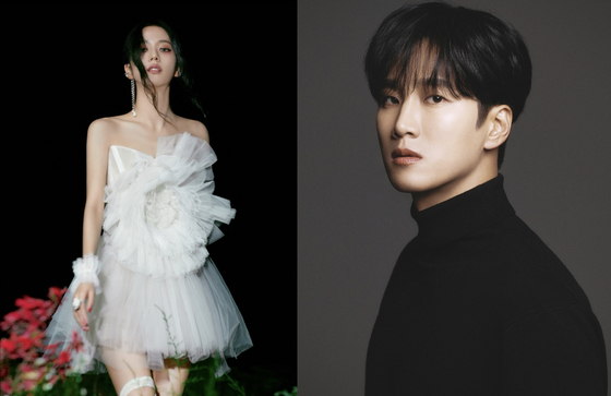 Jisoo from girl group Blackpink and actor Ahn Bo-hyun [YG ENTERTAINMENT, FNENTERTAINMENT]