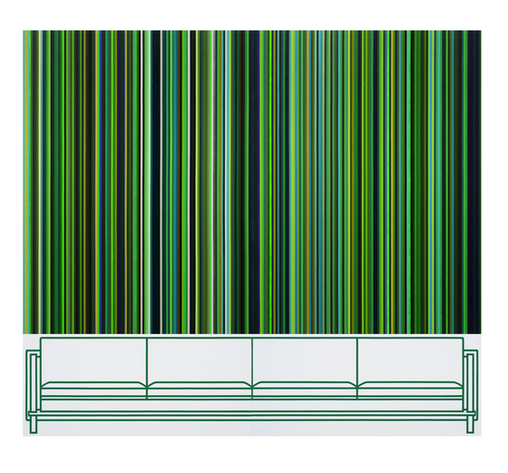 ″2023-Green-Sofa″ by Park Mee-na [FONDATION D'ENTREPRISE HERMES]