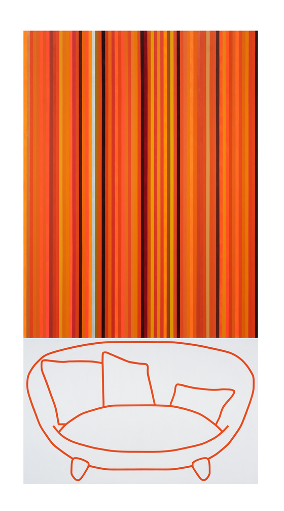 ″2023-Orange-Sofa″ by Park Mee-na [FONDATION D'ENTREPRISE HERMES]