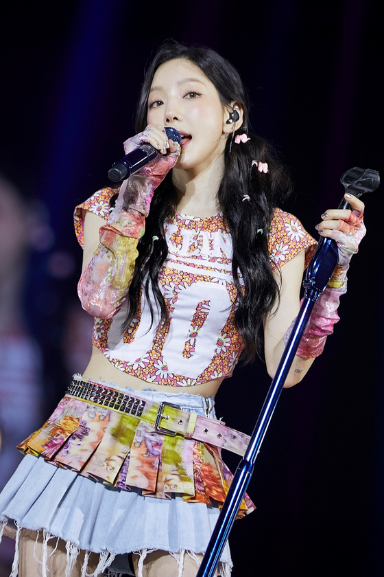 Taeyeon of Girls' Generation during a concert in Singapore [SM ENTERTAINMENT]