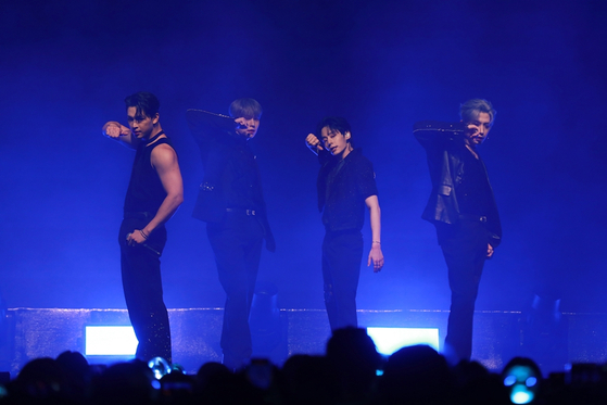 Boy band Oneus during an encore concert held in Taiwan last week [RBW]