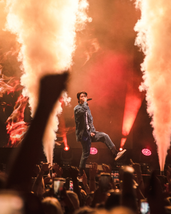 Rapper B.I became the first and only Korean artist to perform at the 2023 Lollapalooza Berlin music festival. [131 LABEL]