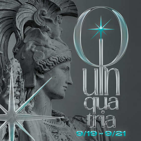 The poster for Hankuk University of Foreign Studies' fall festival, ″QUINQUATRIA″ [SCREEN CAPTURE]