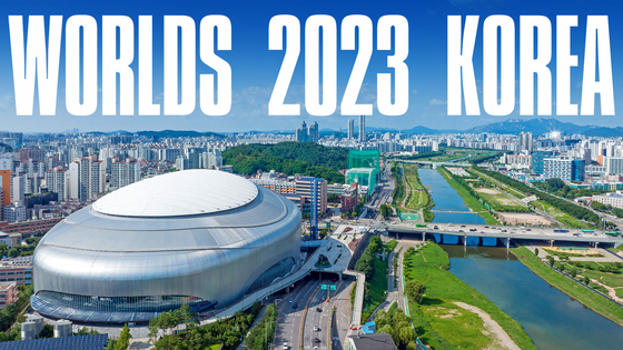 The League of Legends World Championship 2023 poster [SEOUL METROPOLITAN GOVERNMENT]