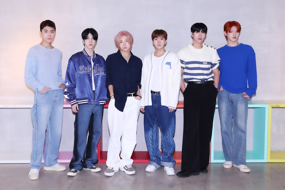 Just B dropped its fourth EP ″÷(Nanugi)″ on Monday, making it the boy band's first EP release in almost a year. [BLUEDOT ENTERTAINMENT]
