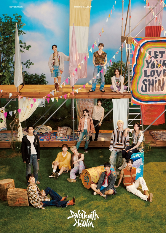 Boy band Seventeen's upcoming EP ″Seventeenth Heaven″ [PLEDIS ENTERTAINMENT]