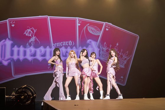 Girl group (G)I-DLE during its Macao concert last weekend [CUBE ENTERTAINMENT]