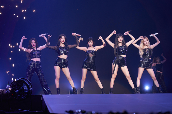 Girl group (G)I-DLE during its Macao concert last weekend [CUBE ENTERTAINMENT]