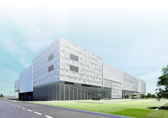 A rendered image of Arshexa's art storage house, tentatively named AH Freeport, scheduled for completion by 2026 [ARSHEXA]