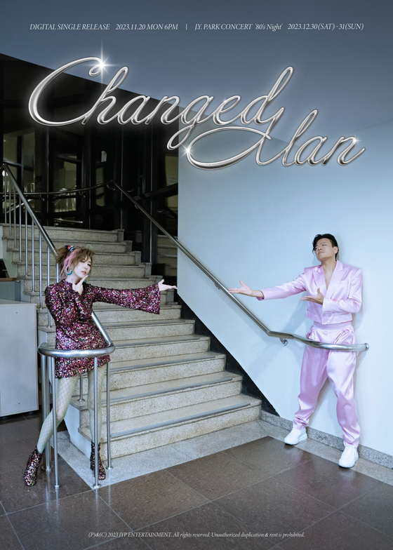Teaser image of Park Jin-young's new digital single ″Changed Man″ [JYP ENTERTAINMENT]
