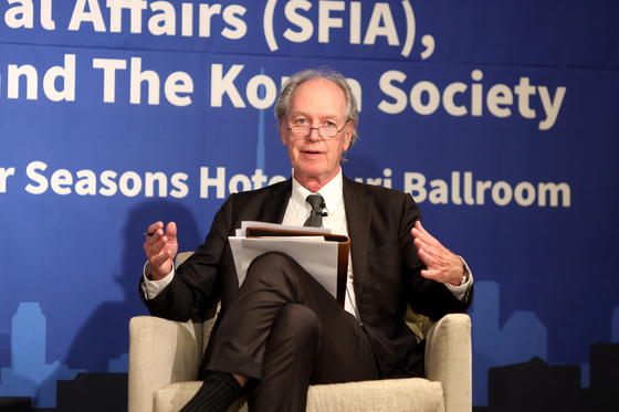 Thomas Byrne, the honorary ambassador of foreign investment promotion for Korea appointed by the Ministry of Trade, Industry and Energy, says in an exclusive interview with the Korea JoongAng Daily that Korea's soft power helps advance and secure foreign investments. [THE KOREA SOCIETY]