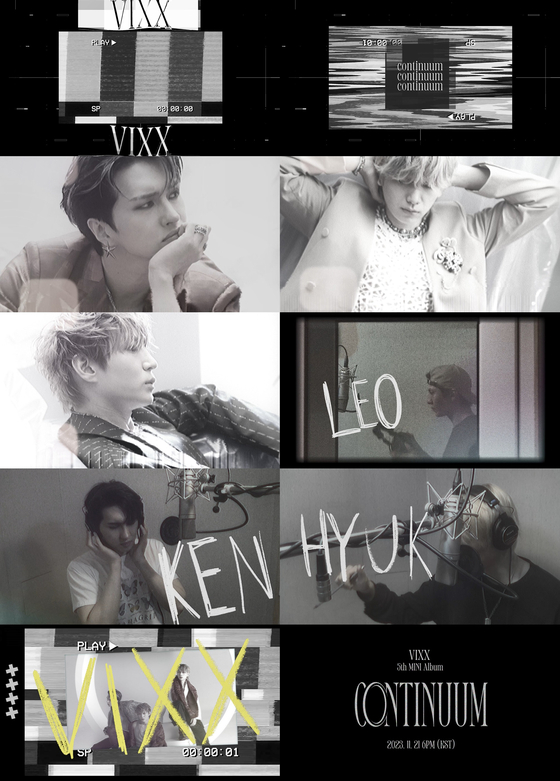 Stills from the teaser for VIXX's upcoming EP ″Continuum″ [JELLYFISH ENTERTAINMENT]