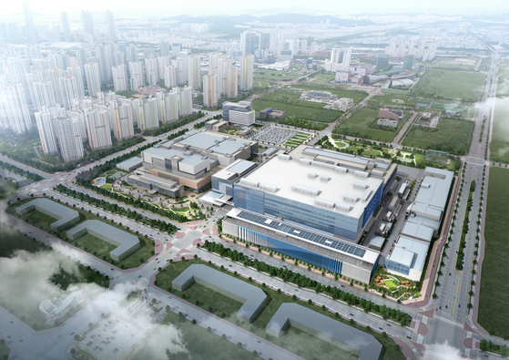 A digital render of Samsung Biologics' Plant 5 in Songdo, Incheon [SAMSUNG BIOLOGICS]