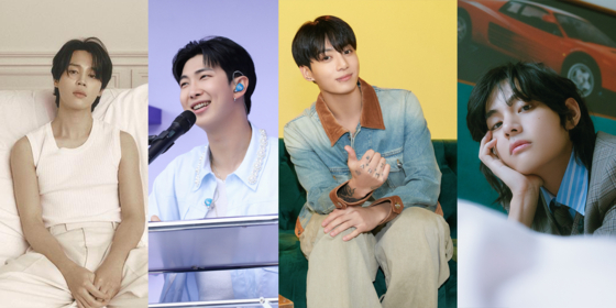 Members of BTS, from left: Jimin, RM, Jungkook and V [BIGHIT MUSIC]