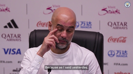 Manchester City manager Pep Guardiola shares his thoughts on reaching the 2023 FIFA Club World Cup final. [ONE FOOTBALL] 